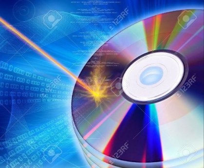 Which process is used to record data on to an optical disc?