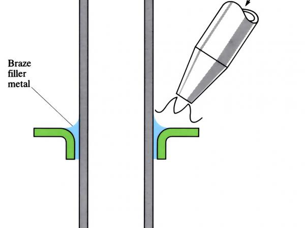 What is brazing filler rod made of