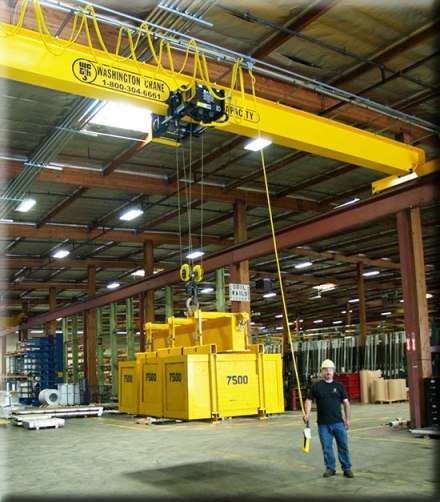 Which one of the following cranes is used for lifting loads and transport to another location ?