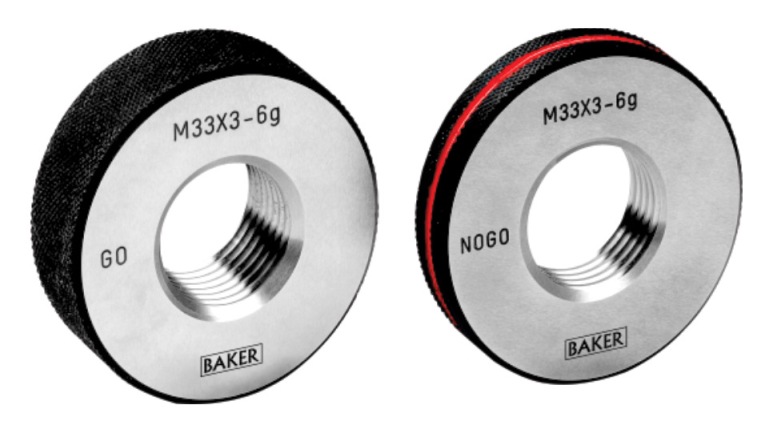 Which gauge is used to check the accuracy of an external thread?