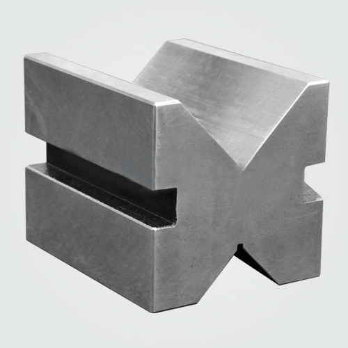 Which material is used to manufacture grade-A V blocks?