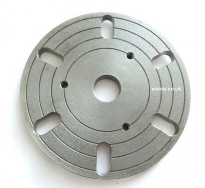 The face plate is used for turning