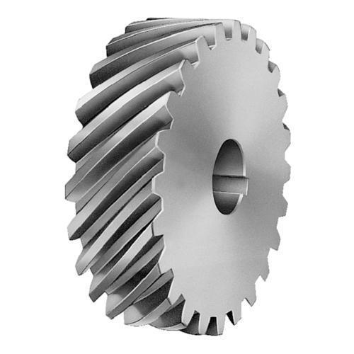 Two advantages of using helical gears rather than spur gears in a transmission system are