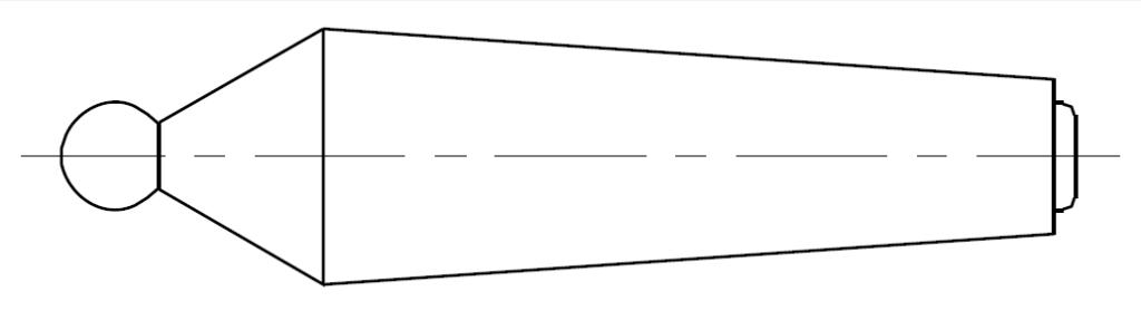 Why the ball centre is preferred in tail stock offset method?