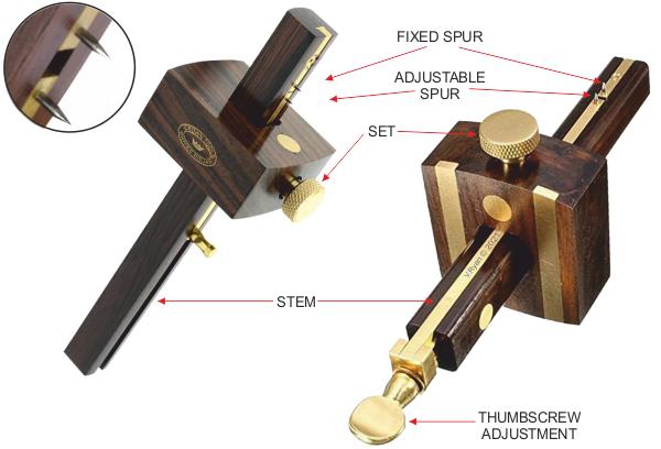 A mortise gauge is a