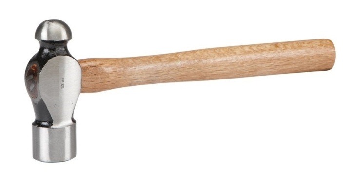 The ball peen hammer is generally used for