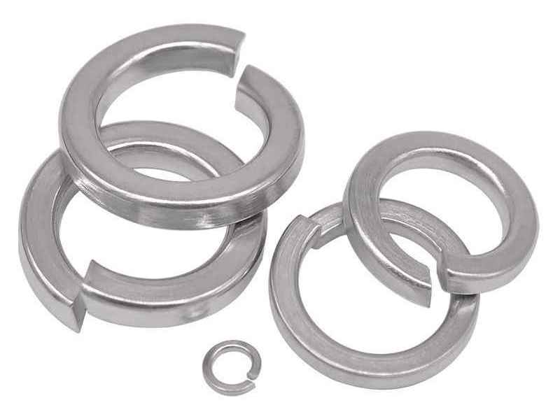 Spring washers are used under nuts to prevent