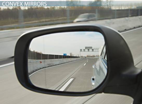 Rear view mirrors used in vehicles are