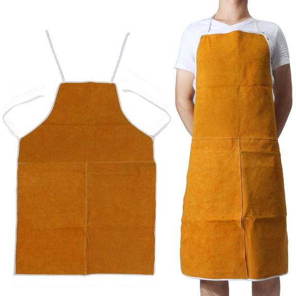 Which type of apron is used during welding